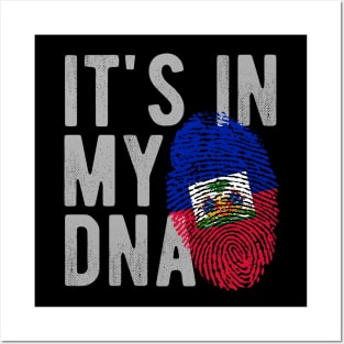 Happy Haitian Flag Day Celebration Haiti Its In My DNA Posters and Art